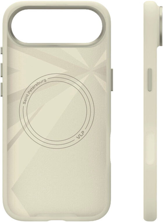 Чехол защитный VLP Aster Pro Case с MagSafe для iPhone 17 Air, белый