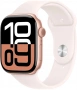 умные часы apple watch s10 46 mm rose gold aluminum case sport band s/m