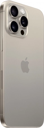 смартфон apple iphone 15 pro max 256 гб, natural titanium (nano-sim + esim)