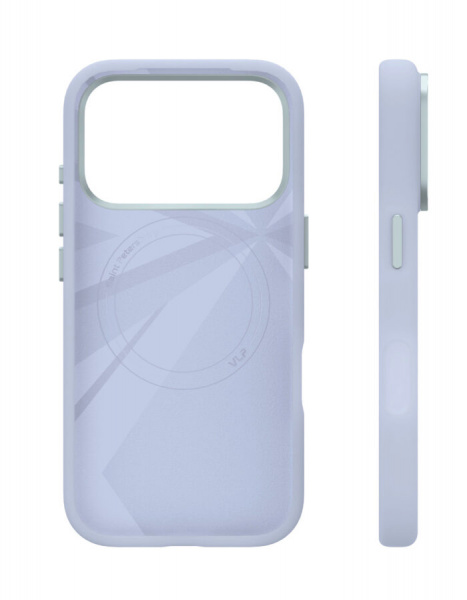 Чехол защитный VLP Aster Pro Case с MagSafe для iPhone 17 Pro, голубой