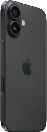 смартфон apple iphone 16 256 гб, black (nano-sim + esim)