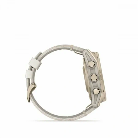 умные часы watch garmin fenix 8 43 amoled sapphire soft gold with fog gray silicone 010-02903-11