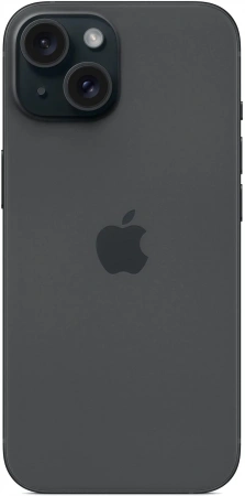 смартфон apple iphone 15 plus 256 гб, black (nano-sim + esim)