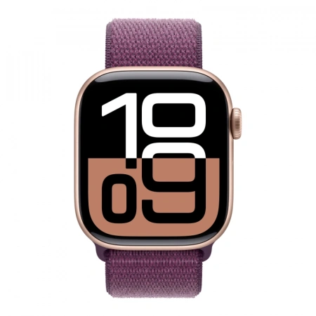 умные часы apple watch s10 46 mm rose gold aluminum case sport loop