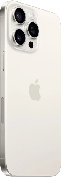 смартфон apple iphone 15 pro max 256 гб, white titanium (nano-sim + nano-sim)