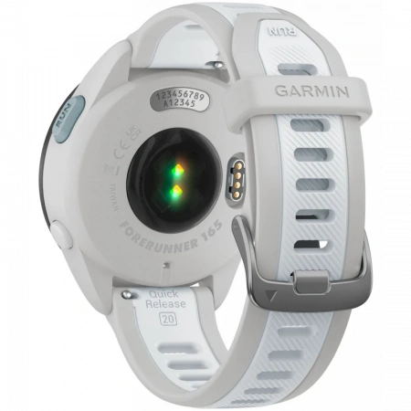 умные часы watch garmin forerunner 165 mist grey/whitestone 010-02863-21