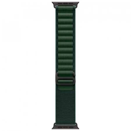 умные часы apple watch ultra 2 (2024) 49 black titanium case with m dark green alpine loop