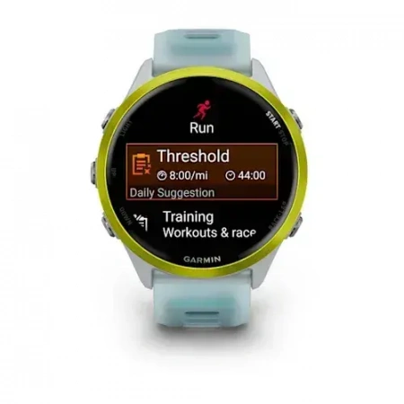умные часы watch garmin forerunner 570 47mm yellow whitestone/turquoise 010-02971-01