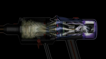 пылесос dyson v12 sv46 detect slim absolute gold/gold hepa