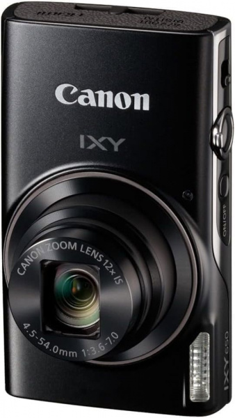 цифровая камера canon ixy 650 black с 12-кратным оптическим зумом
