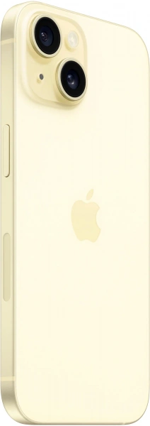 смартфон apple iphone 15 plus 128 гб, yellow (nano-sim + nano-sim)