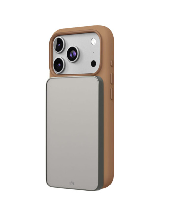 Чехол защитный VLP Aster Pro Case с MagSafe для iPhone 17 Pro, мокка