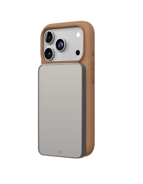 Чехол защитный VLP Aster Pro Case с MagSafe для iPhone 17 Pro, мокка