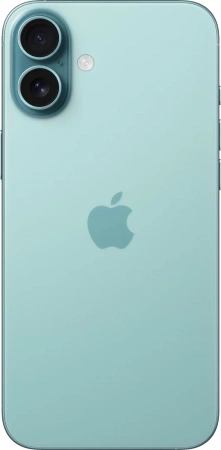 смартфон apple iphone 16 256 гб, teal (nano-sim + esim)