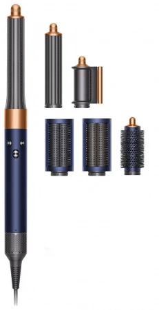 стайлер dyson airwrap hs05 long barrel prussian blue/copper