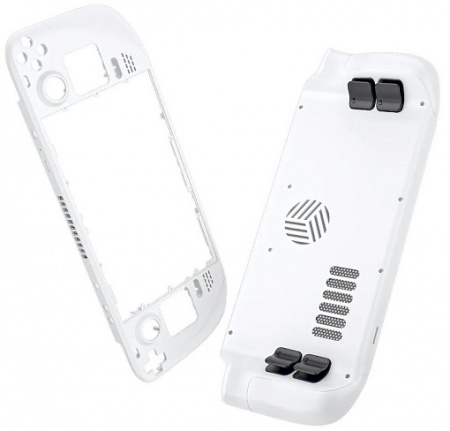 передняя панель jsaux transparent front cover/backplate для steam deck