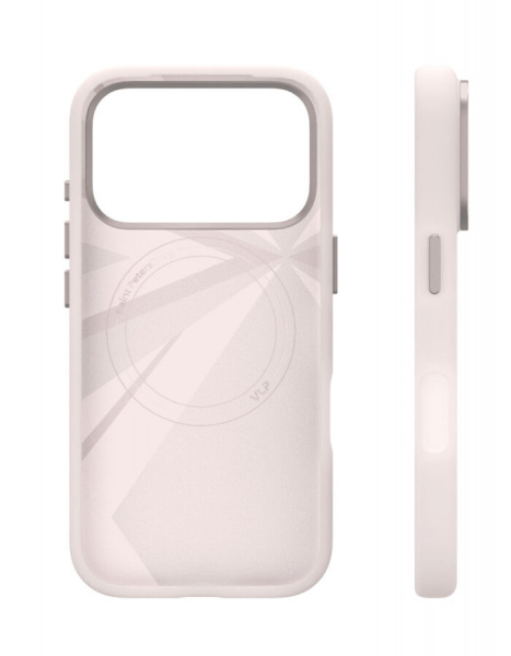Чехол защитный VLP Aster Pro Case с MagSafe для iPhone 17 Pro, розовый