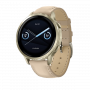 умные часы watch garmin venu 4 41 mm lunar gold leather 010-03013-00